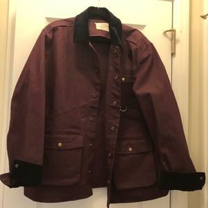 Aime Leon Dore Waxed Canvas Hunting Jacket Purple